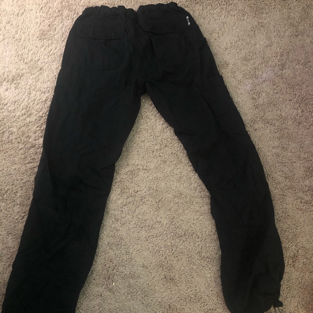 Scrunch pants to Capri